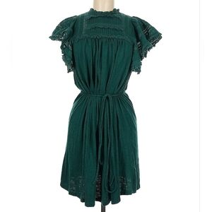 Boden NWOT Green Ruffled Wrap Sundress
